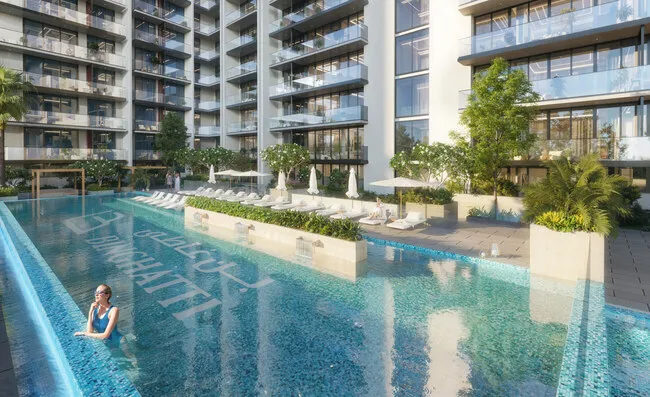 Adult And Kids Pool at Binghatti Ruby.