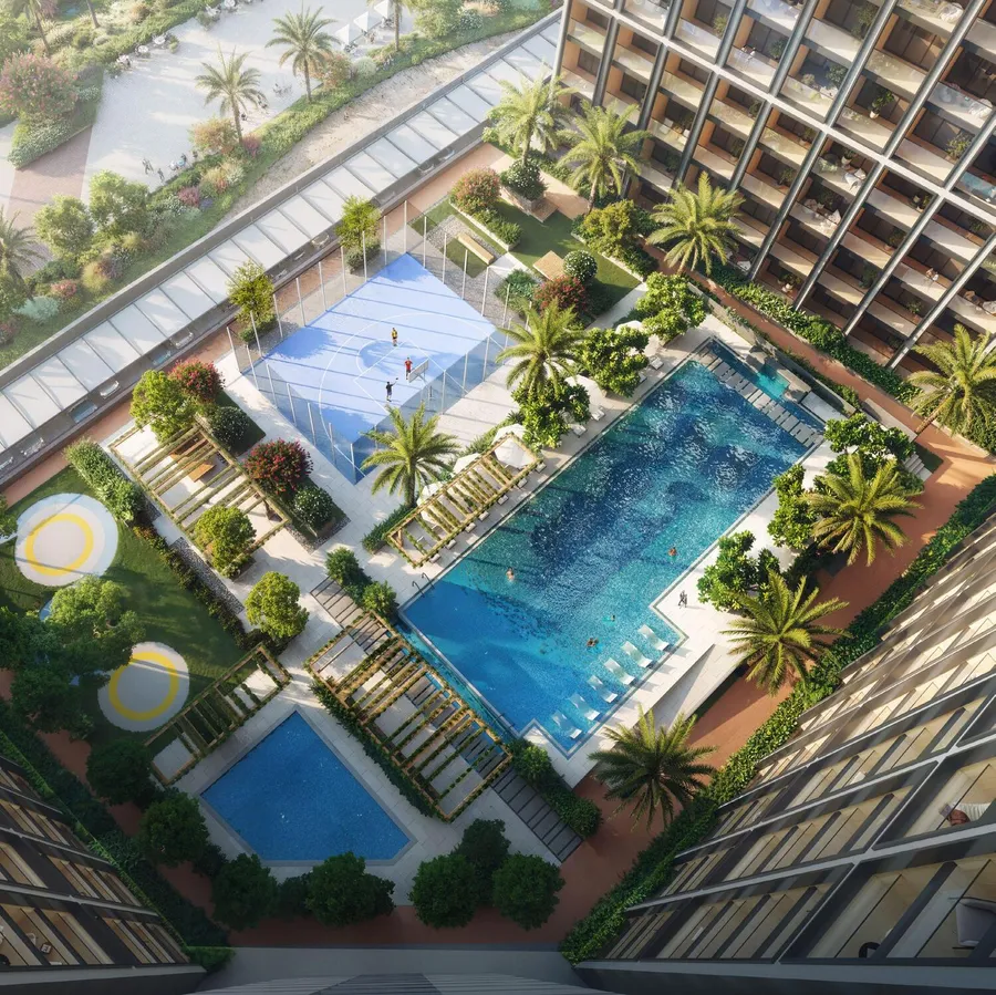Swimming Pools at Binghatti Elite.
