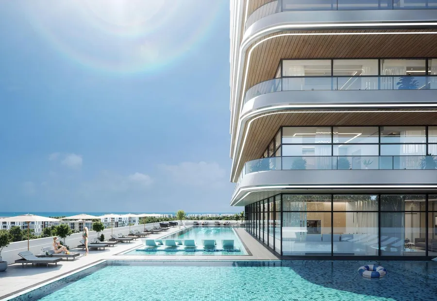 Swimming Pool at Binghatti Hillviews.