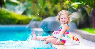 Kids Pool And Aquatic Area at Binghatti Skyrise.
