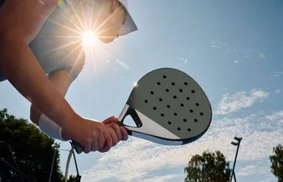 Paddle And Tennis Court at Binghatti Skyrise.