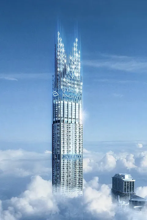 Burj Binghatti Jacob and Co Residences, Business Bay · render 3
