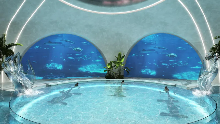 Aqua Gym at Damac Casa.