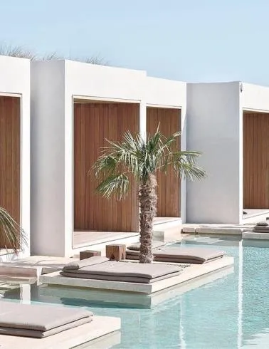 Beach Cabanas at Damac Casa.