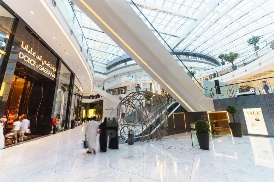 Shopping Mall at Cavalli Couture.