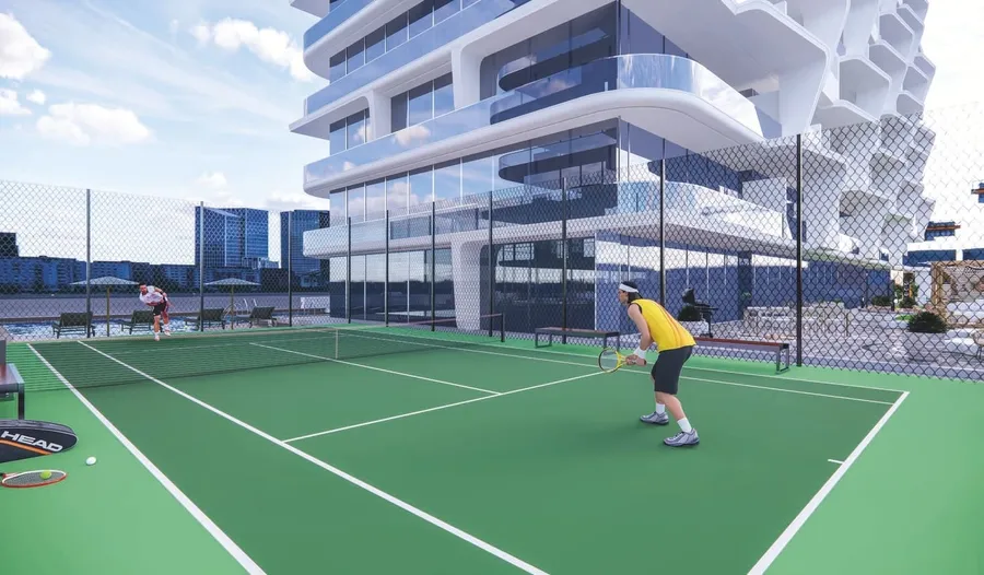 Tennis Court at Sportz.