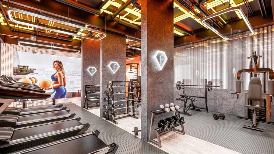 Gym at Fashionz.