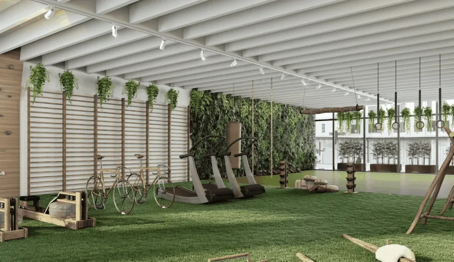 Outdoor Gym at Palace Residences Hillside.