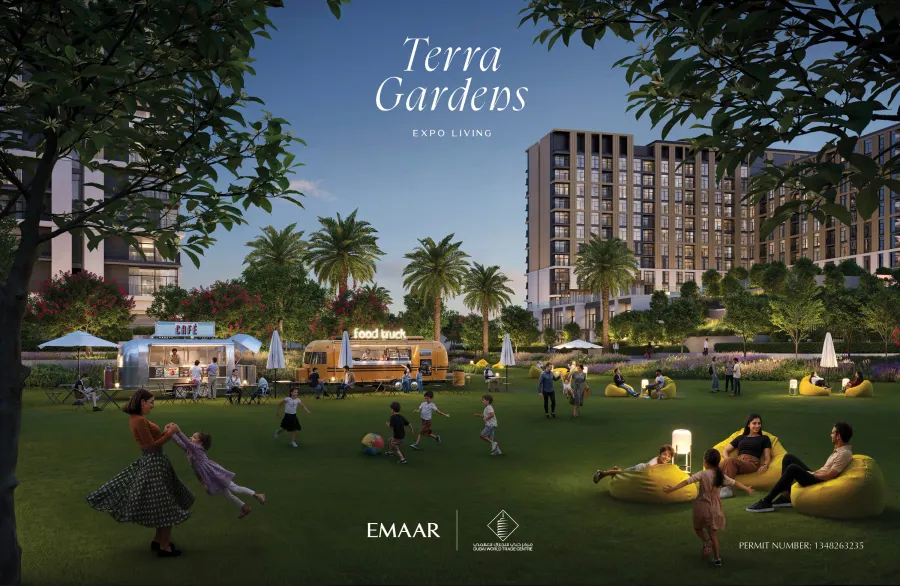 BBQ Courtyard at Terra Gardens.
