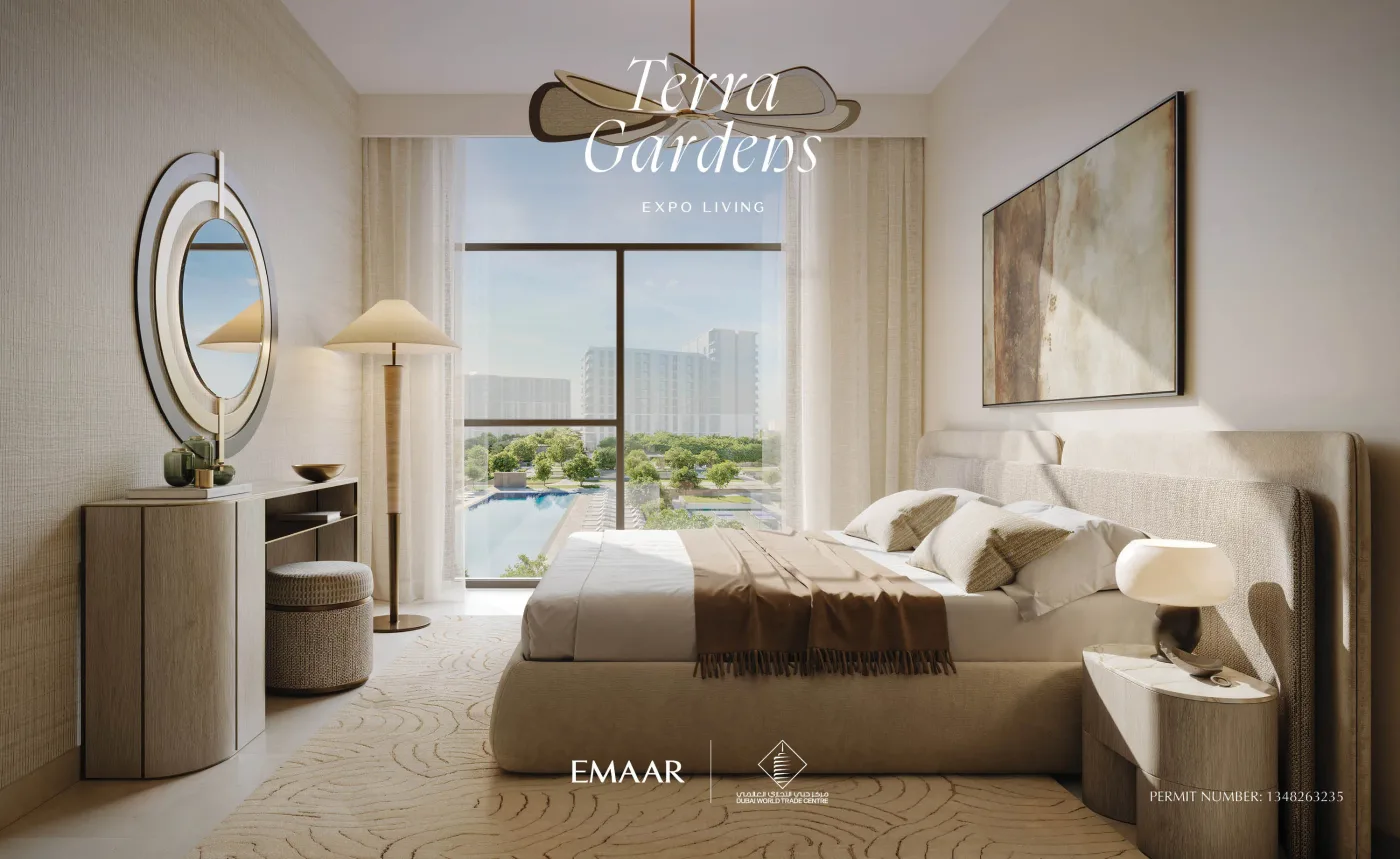 Interior render at Terra Gardens.