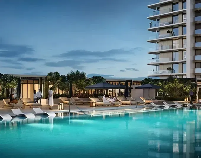 Infinity Pool & Pool Deck at Lyvia By Palace.