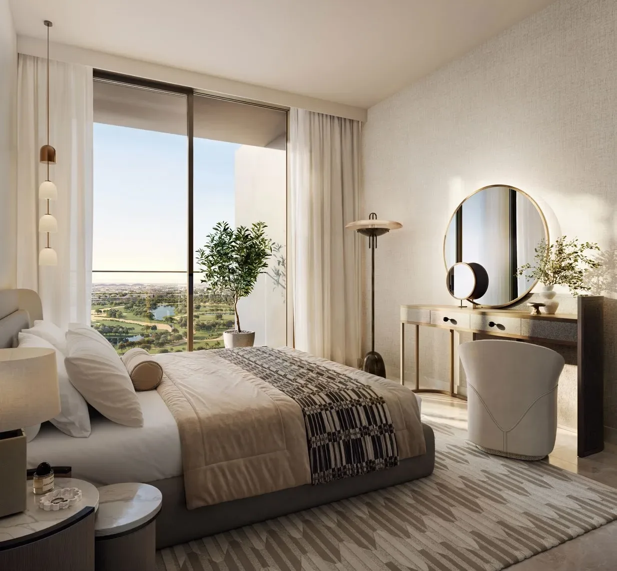 Interior render at Lyvia By Palace.