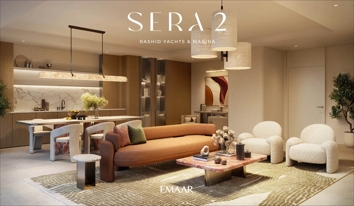Interior render at Sera 2.