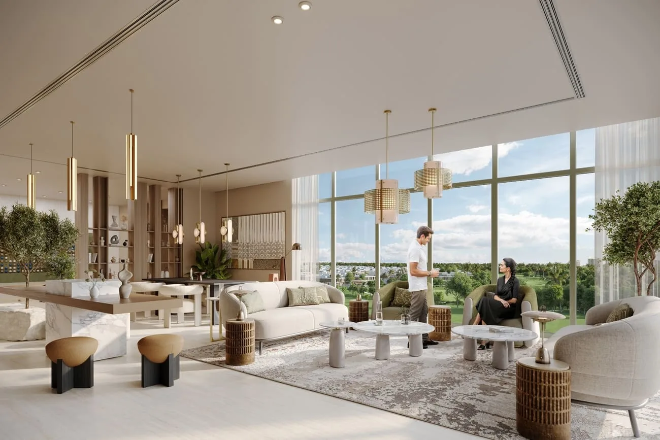 Interior render at Golf Dale.