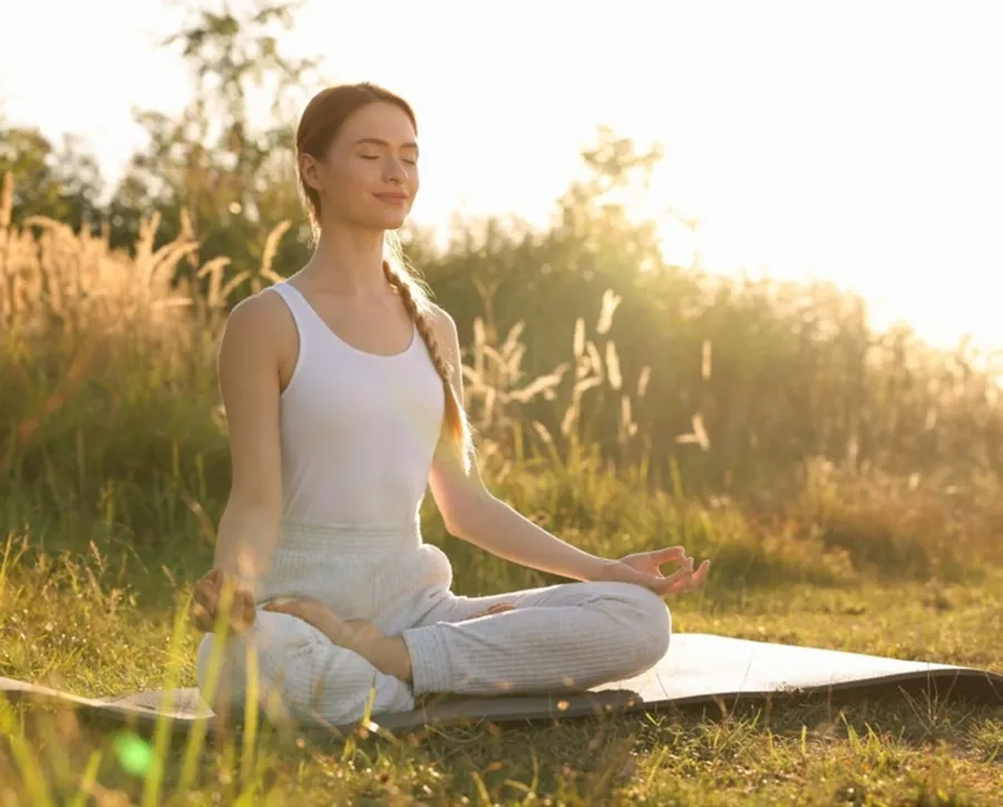 Yoga Deck at Golf Acres.
