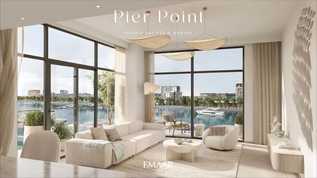Interior render at Pier Point.