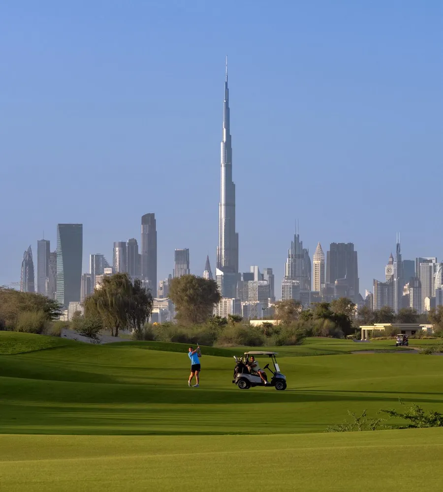 Acces To Dubai Hills Golf Cource at Golf Hillside.