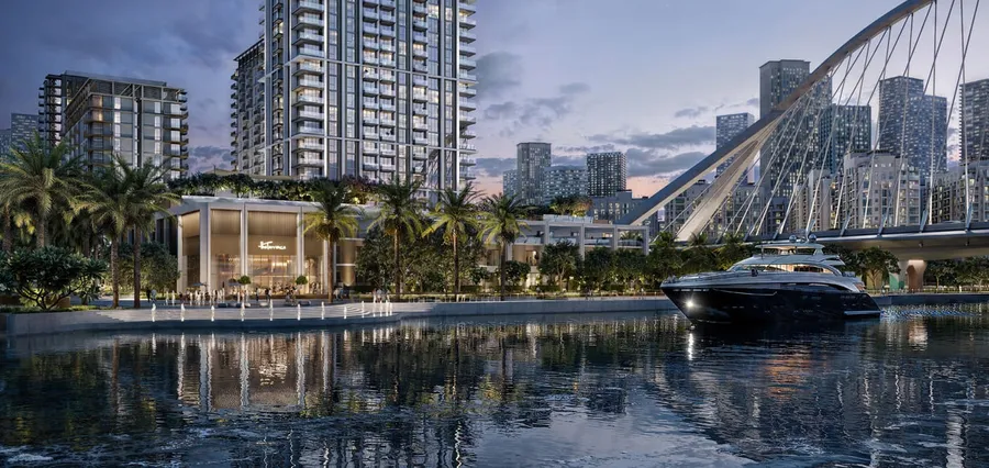 Unparalleled Views Of The Creek Canal at Palace Residences Creek Blue.