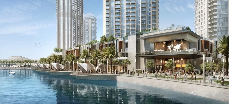 Harbour Promenade at Palace Residences Creek Blue.