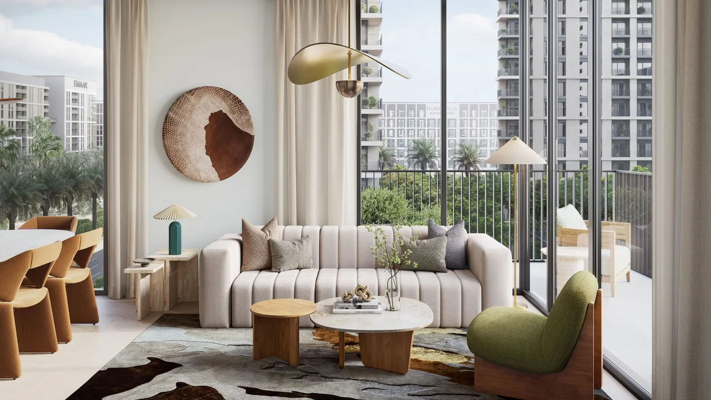 Interior render at Park Lane.