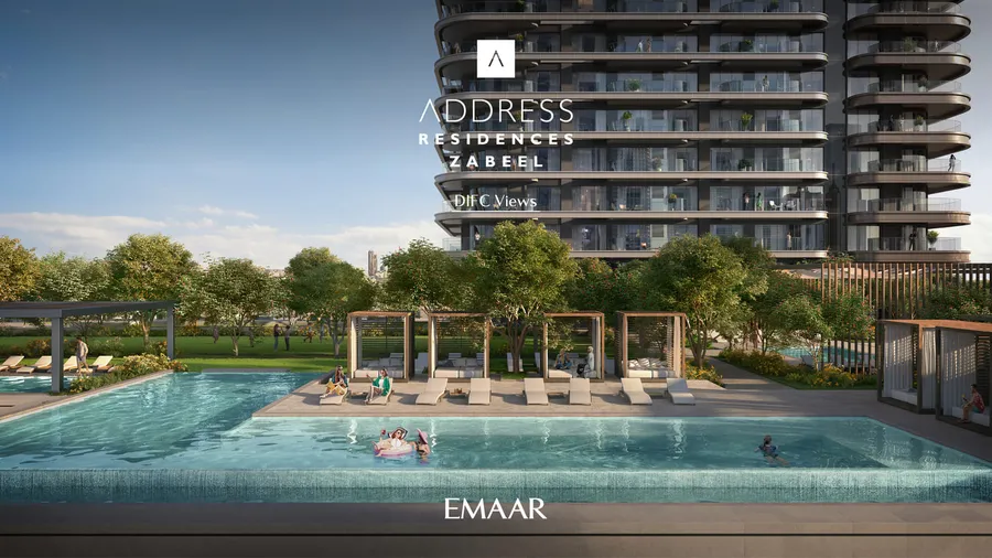 Pool Cabanas at Address Residences Zabeel.