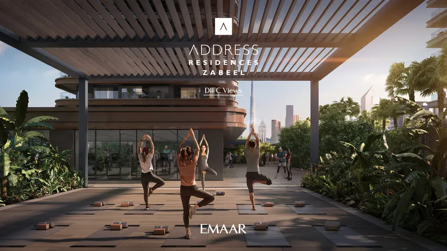 Yoga Deck at Address Residences Zabeel.