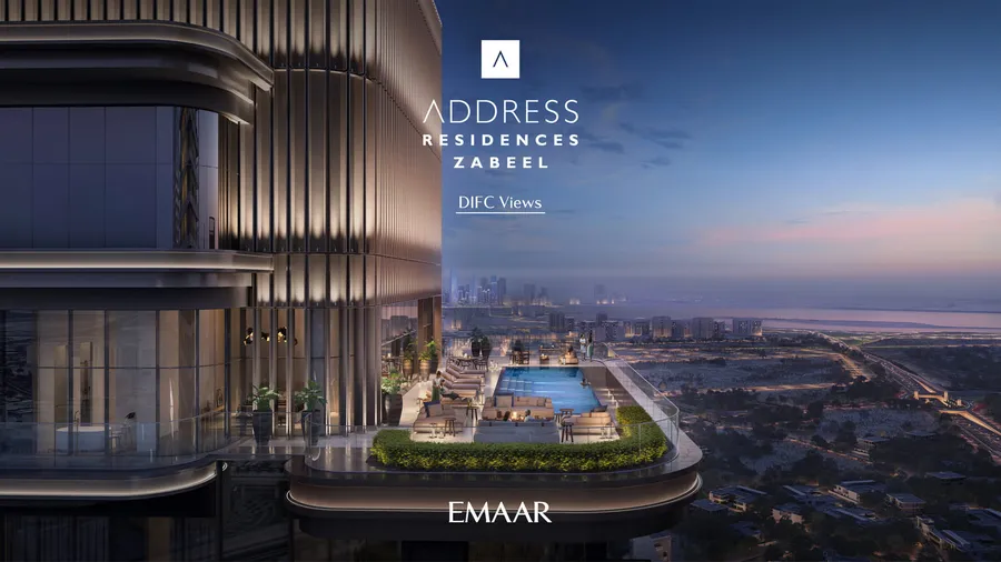 Roof Top Pool at Address Residences Zabeel.