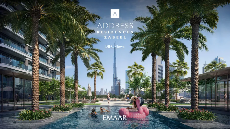 Central Vista Pool at Address Residences Zabeel.