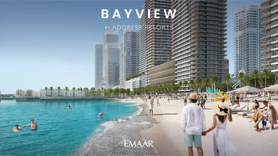 Private Beach at Bayview by Address Resorts.