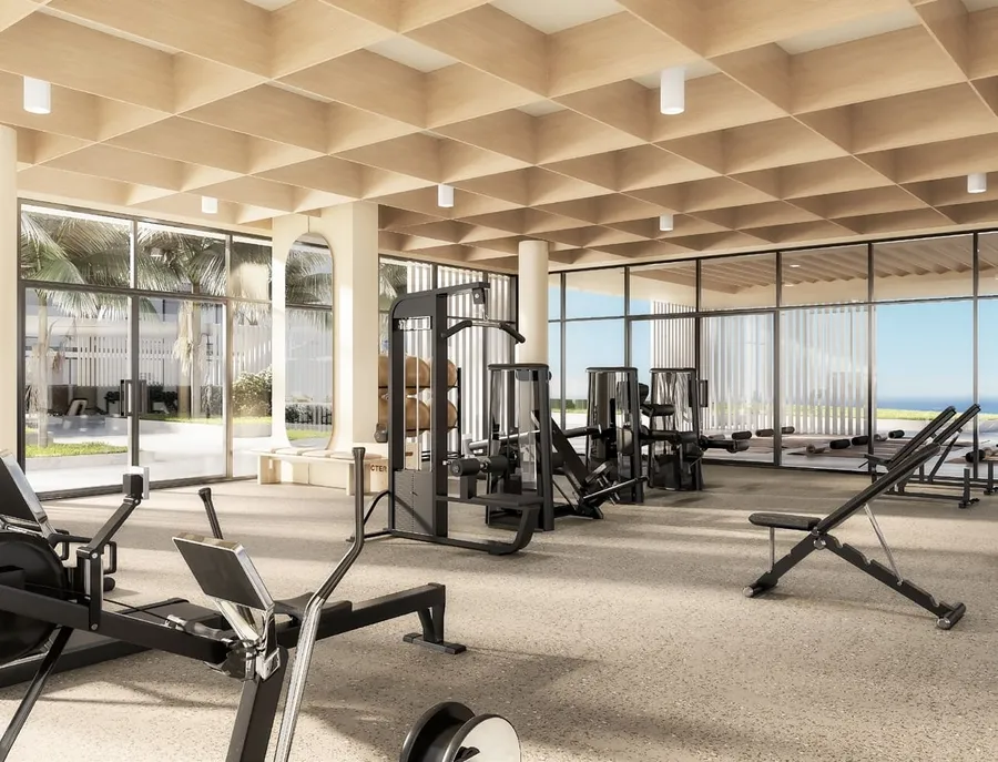 Fully Equipped Gym at Creek Waters 2.