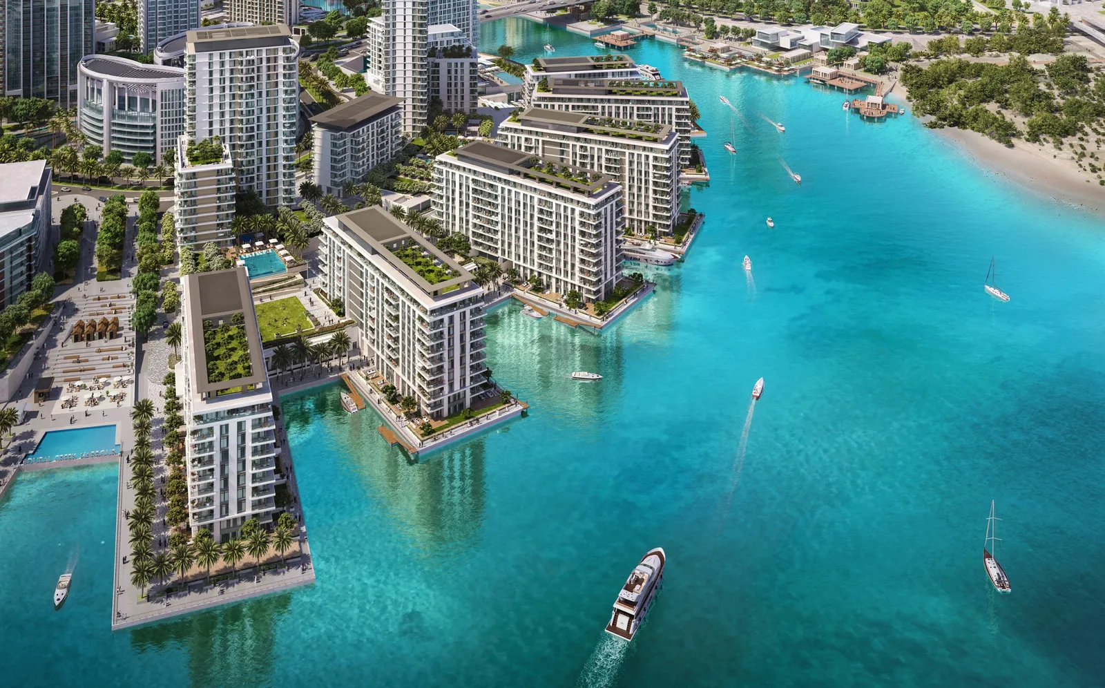 The Cove II, Dubai Creek Harbour · render 1
