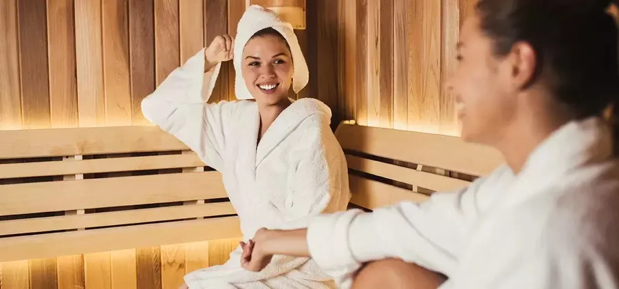 Sauna & Steam Room at Samana Manhattan 2.