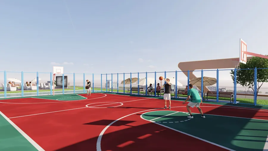 Basketball Court at Samana Skyros.