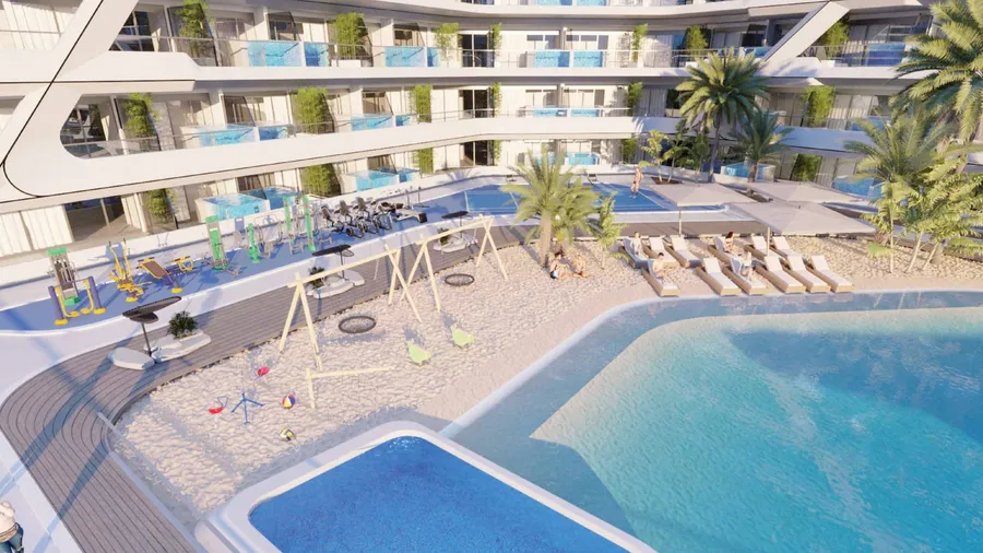 Indoor & Outdoor Gym at Samana Mykonos Signature.