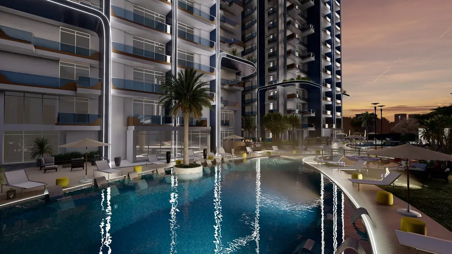 Leisure Pool Deck at Samana Waves Phase II.