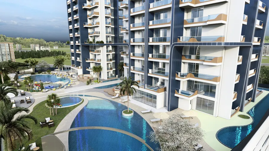 Swimming Pool at Samana Waves Phase II.