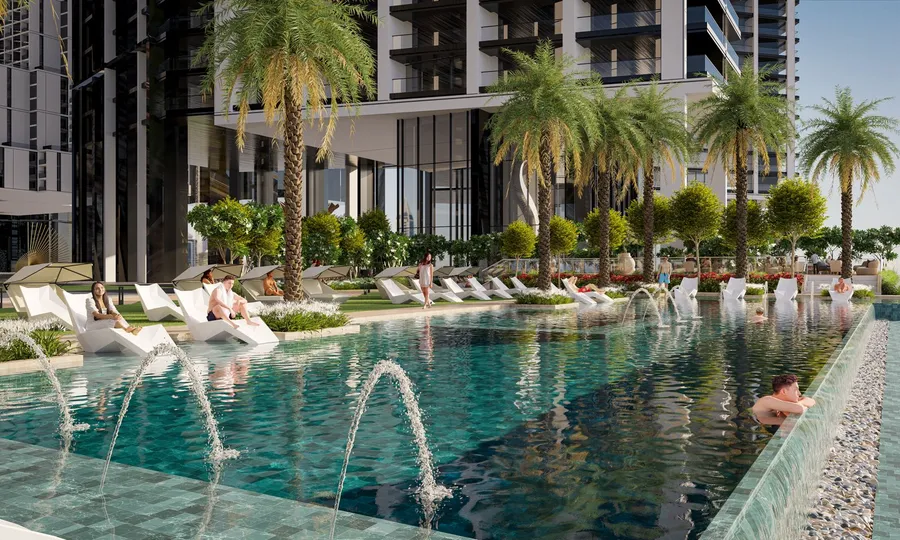 Swimming Pool at The Serene at Sobha Central.