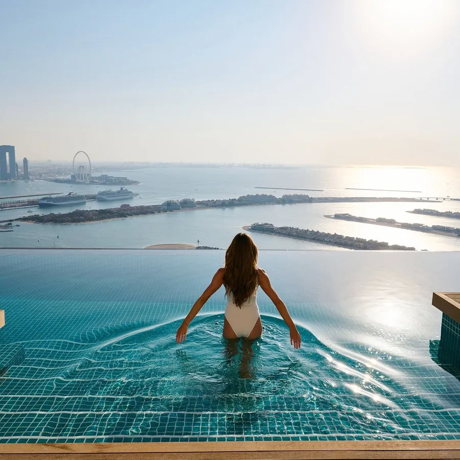 Infinity Pools at Bayfront Marina Residences.