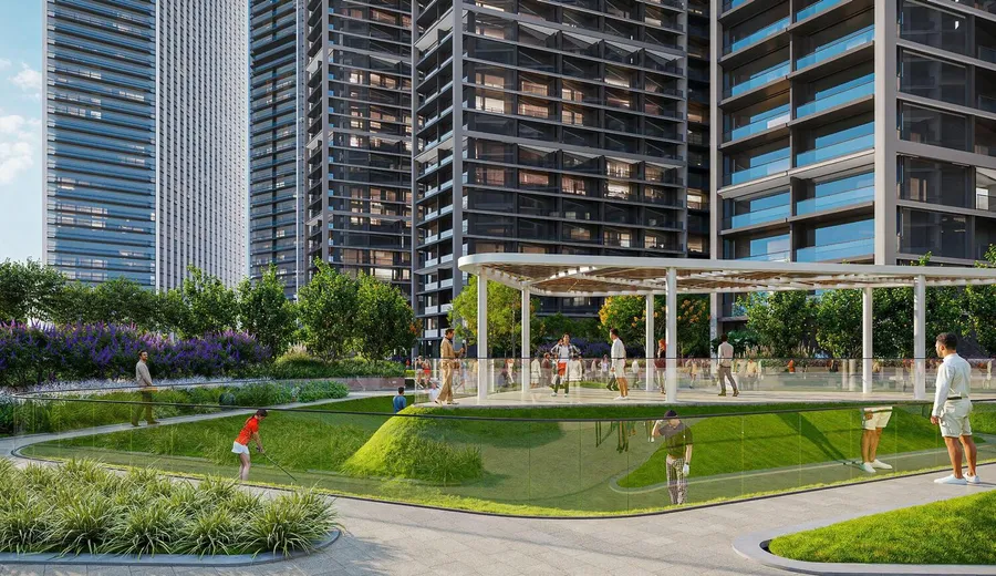 Open Activity, Picnic & Event Lawn  at The Eden at Sobha Central.
