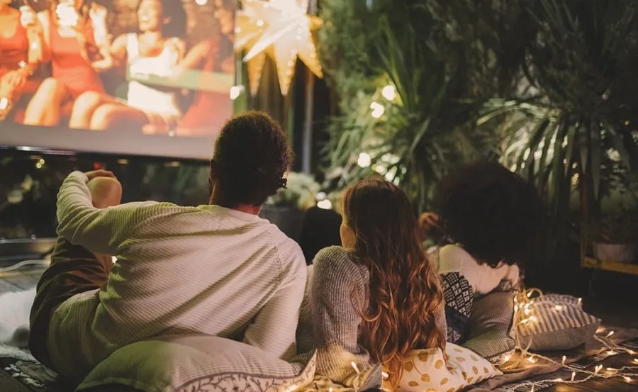 Outdoor Cinema at Sobha Aquamont.
