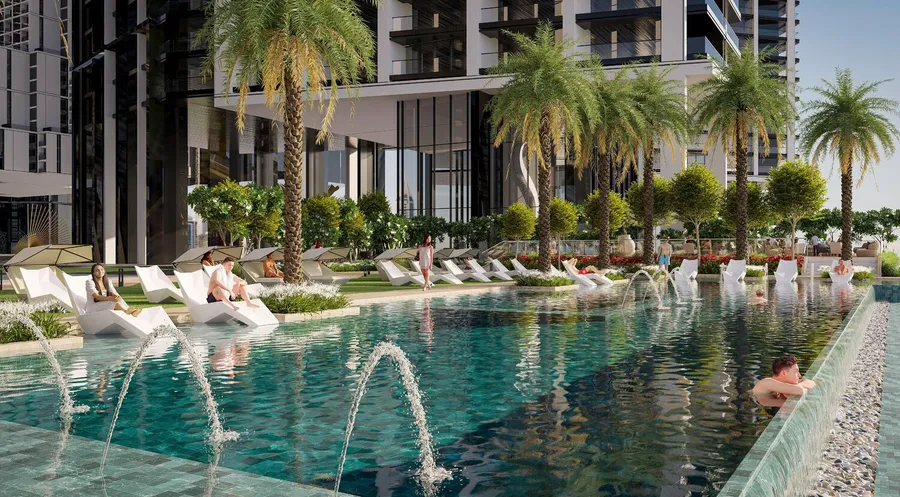 Swimming Pools at The Horizon at Sobha Central.