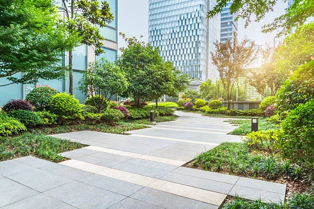 Landscaped Parks at Coastline Beach Residences.