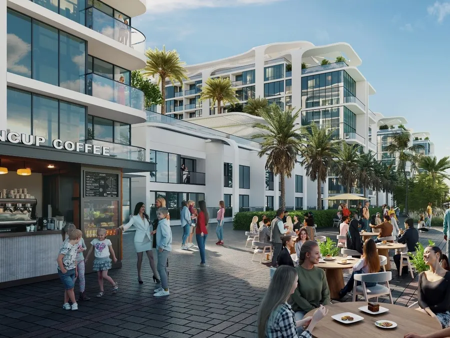 Boutique Retail Arcade at Florine Beach Residences.