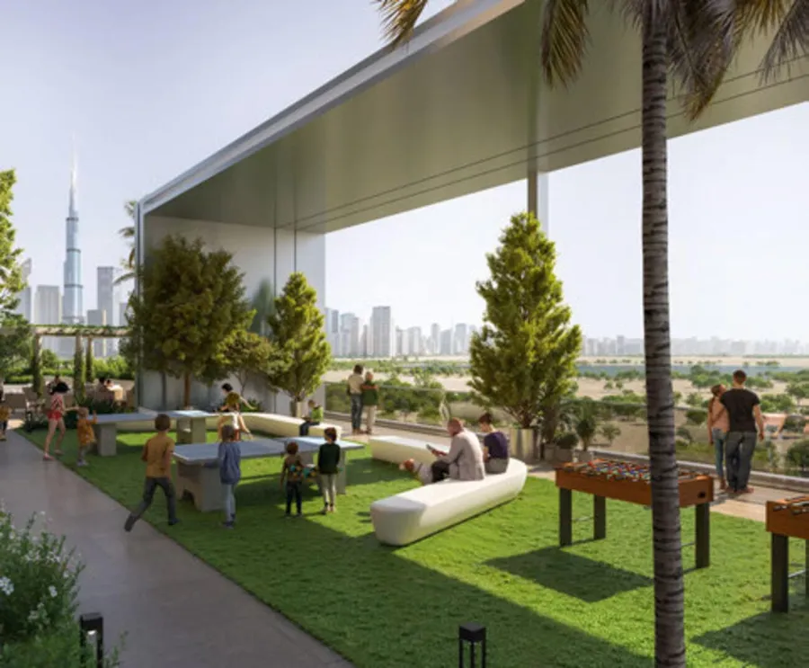 Outdoor Game Area at Skyvue Solair.