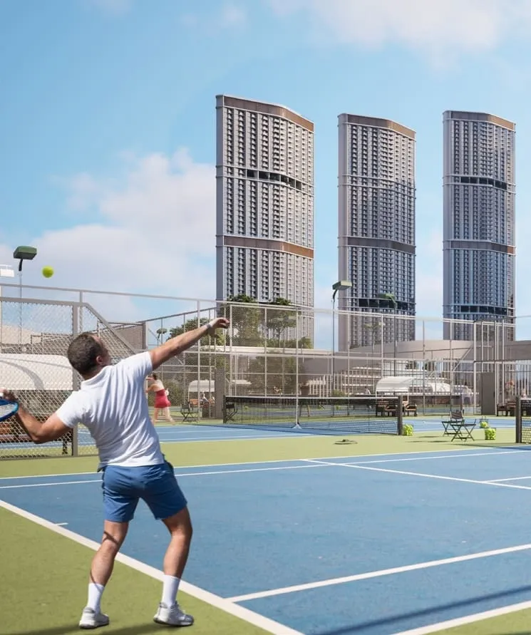 Sport Courts at 360 Riverside Crescent.