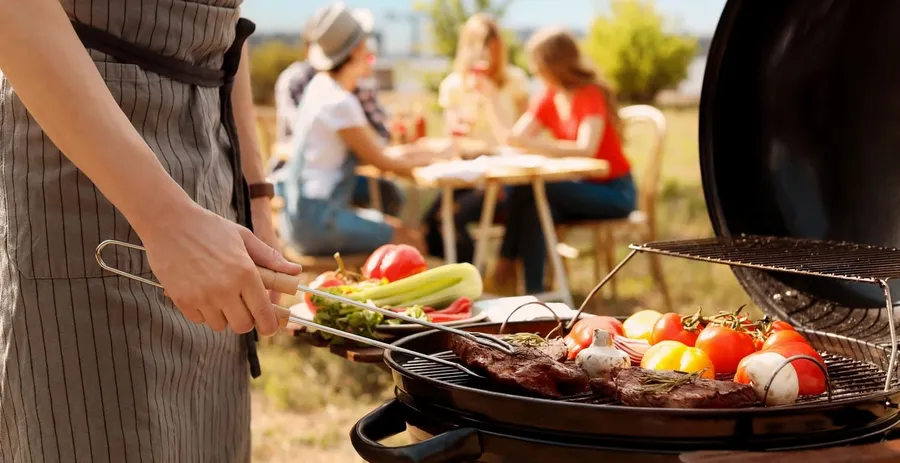 Bbq Areas at 320 Riverside Crescent.