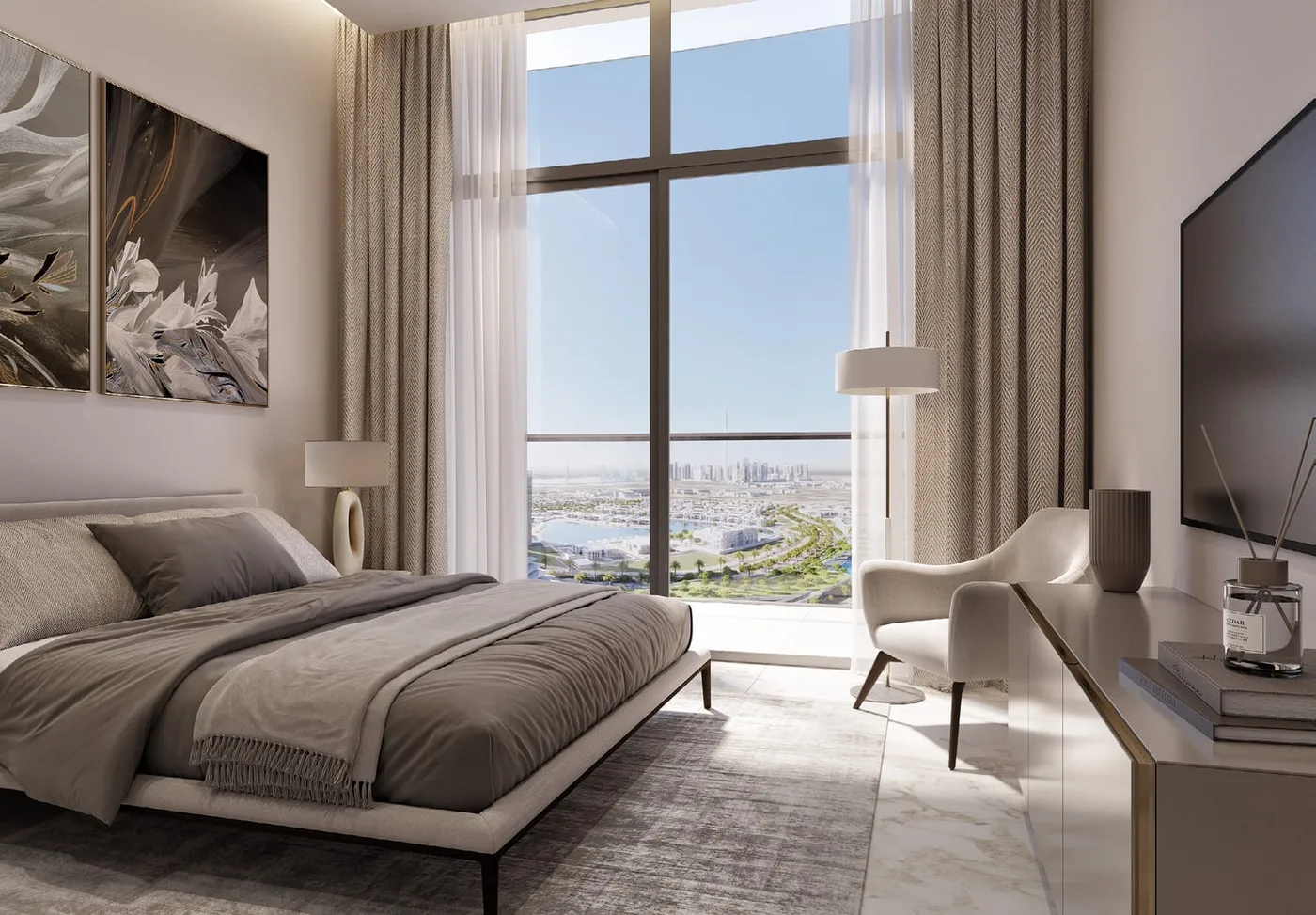 Interior render at 320 Riverside Crescent.