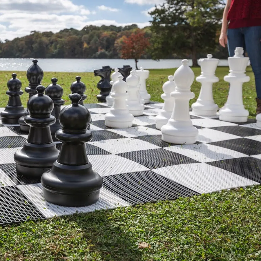 Giant Chess Play Area at Royal Park.