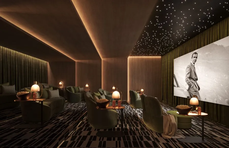 Cinema at Sama Yas.