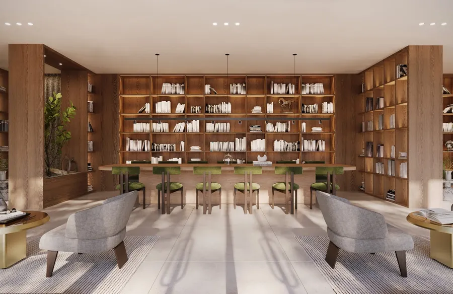 Library at Sama Yas.